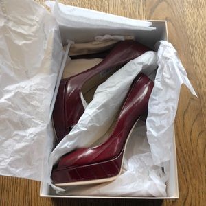 Brand New Red Jimmy Choo Pumps open toe